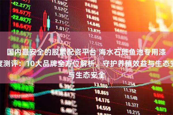 国内最安全的股票配资平台 海水石斑鱼池专用漆深度测评：10大品牌全方位解析，守护养殖效益与生态安全
